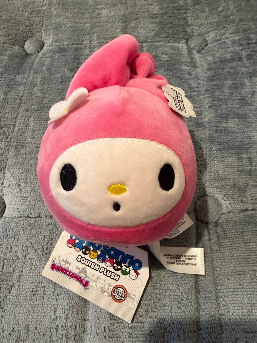 NWT Hello Sanrio My Melody Squeezamals Scented Plush Ball Toy 2019